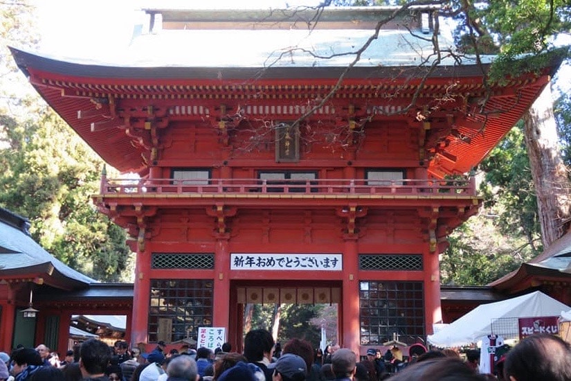 鹿島神宮の初詣の混雑